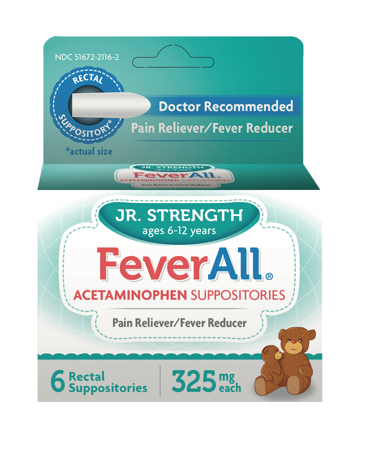 Feverall Acetaminophen Suppositories